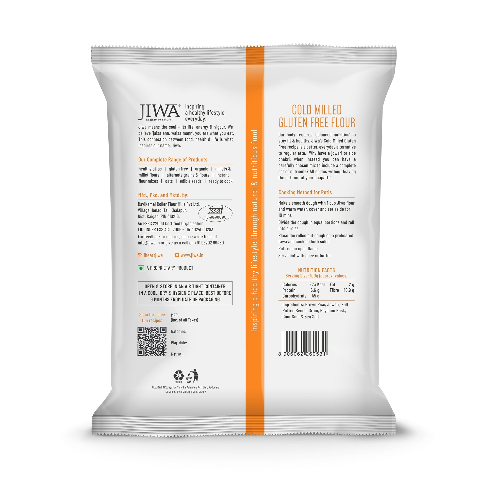 Cold Pressed Gluten Free Flour