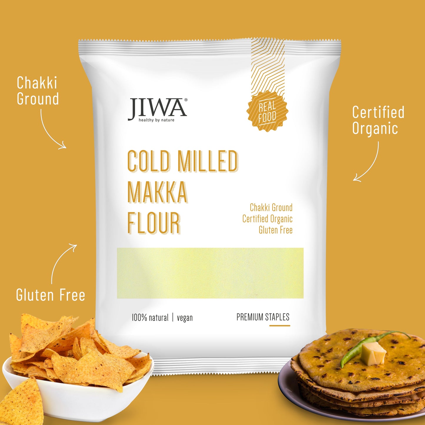 Cold Pressed Organic Makka Flour