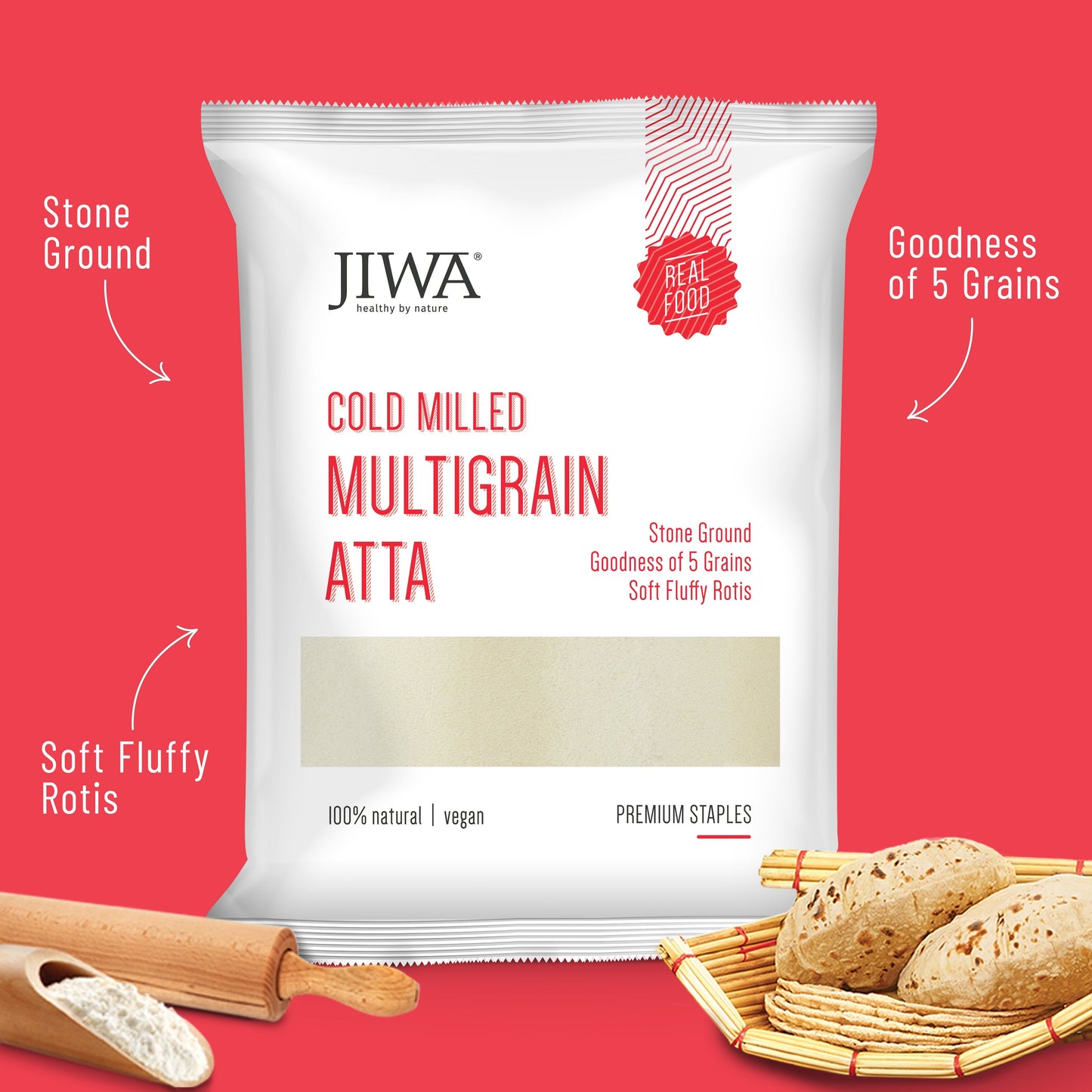 Cold Pressed Multigrain Atta
