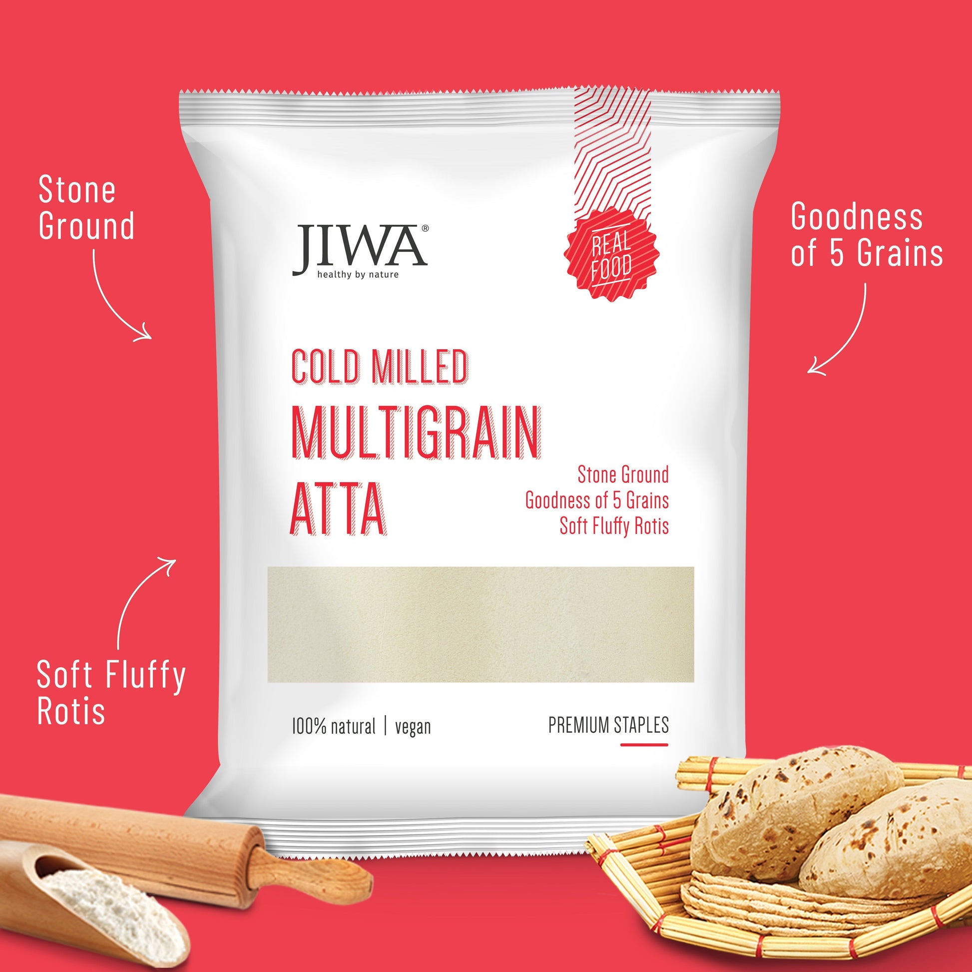 Cold Pressed Multigrain Atta
