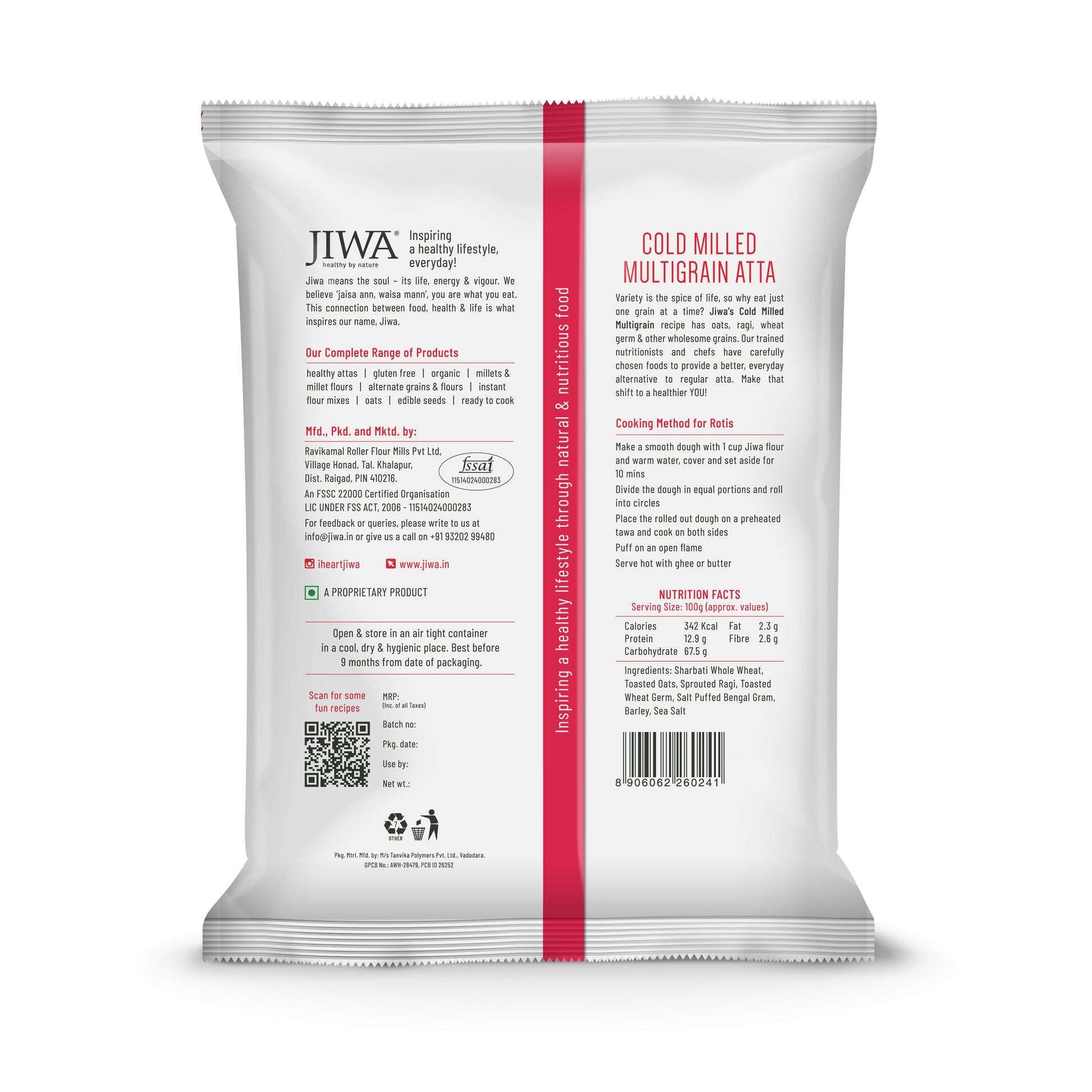 Cold Pressed Multigrain Atta