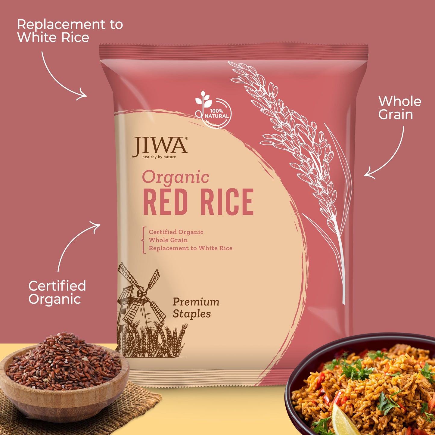 Organic Red Rice