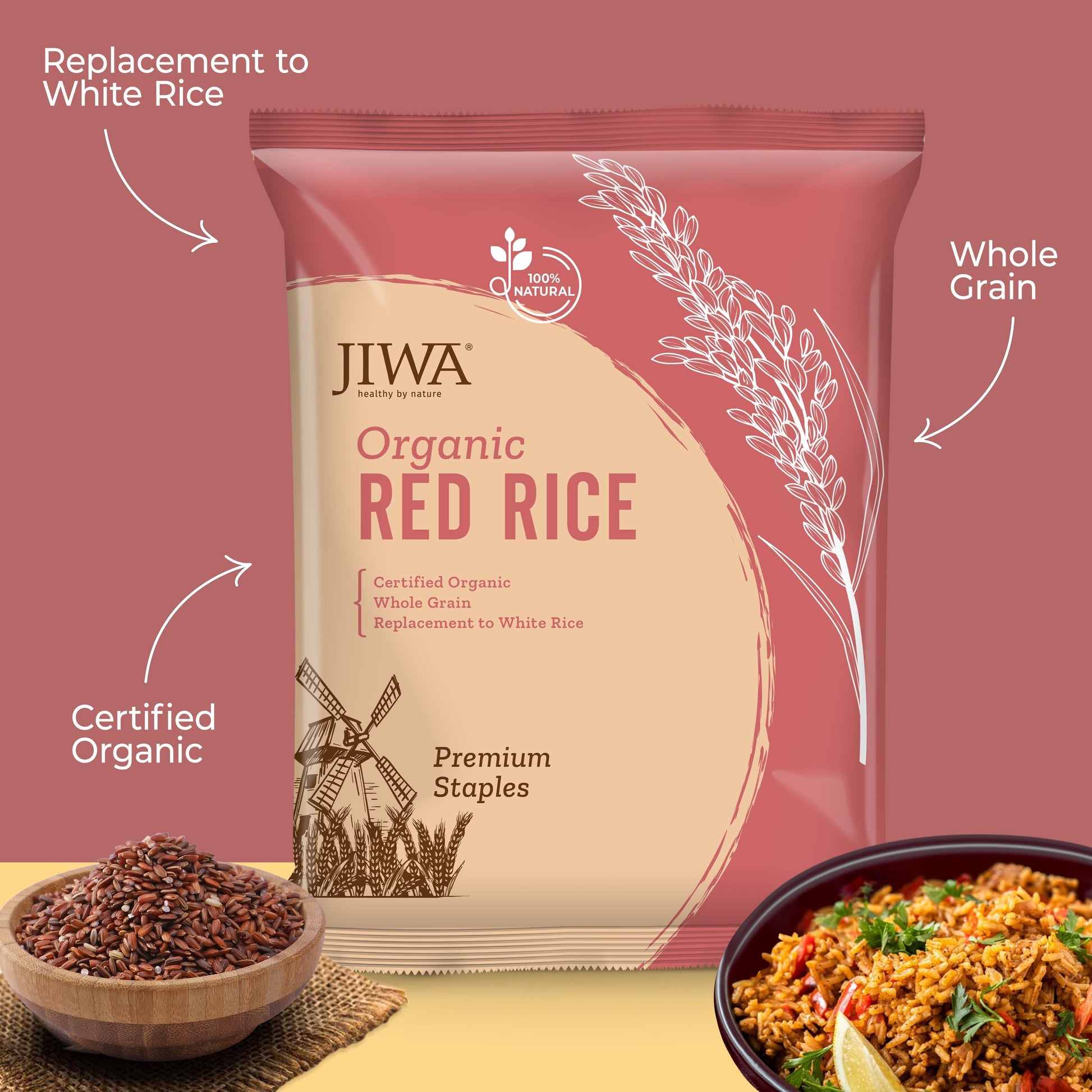 Organic Red Rice