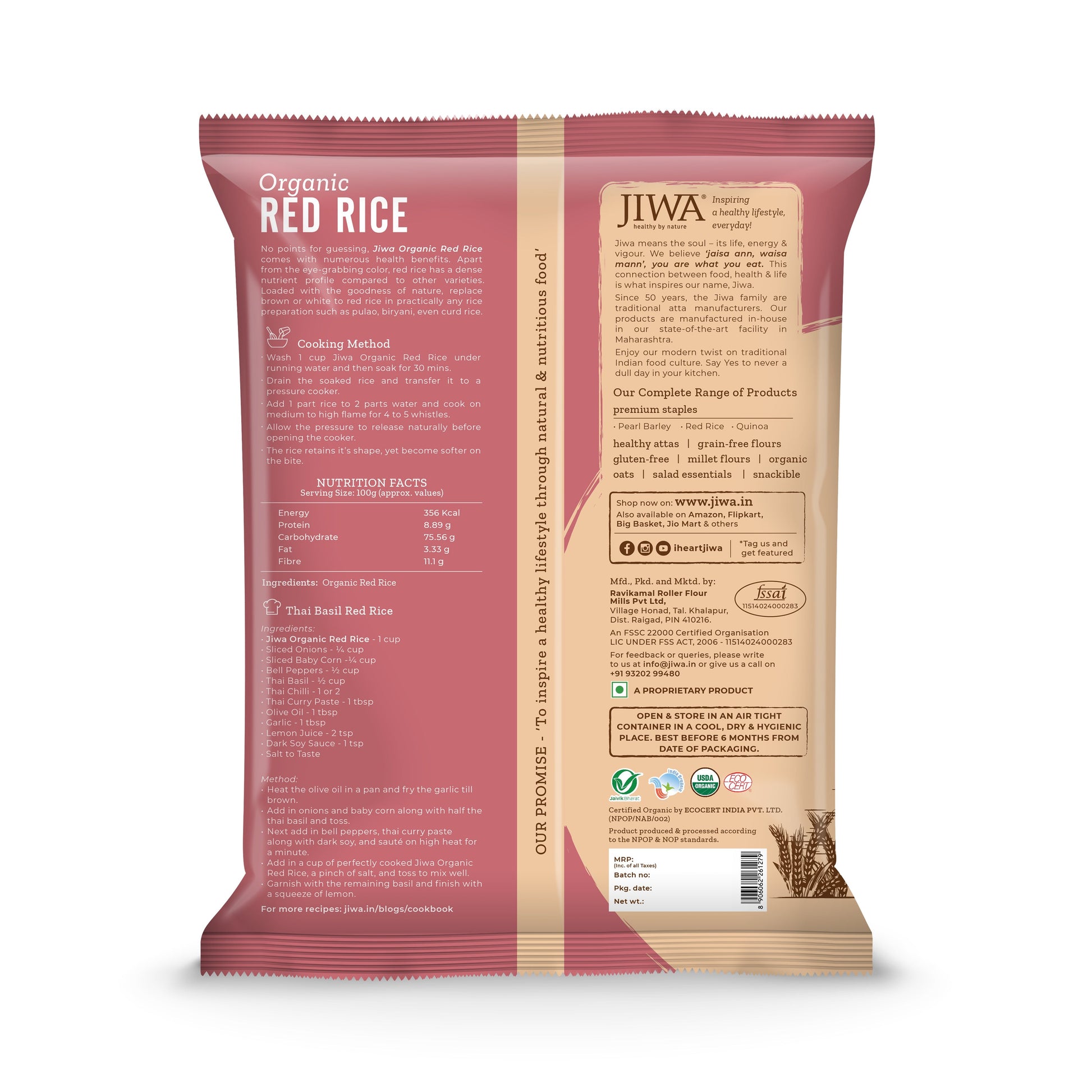 Organic Red Rice