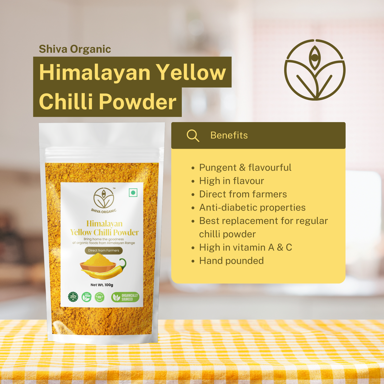 Himalayan Yellow Chilli Powder - Organic