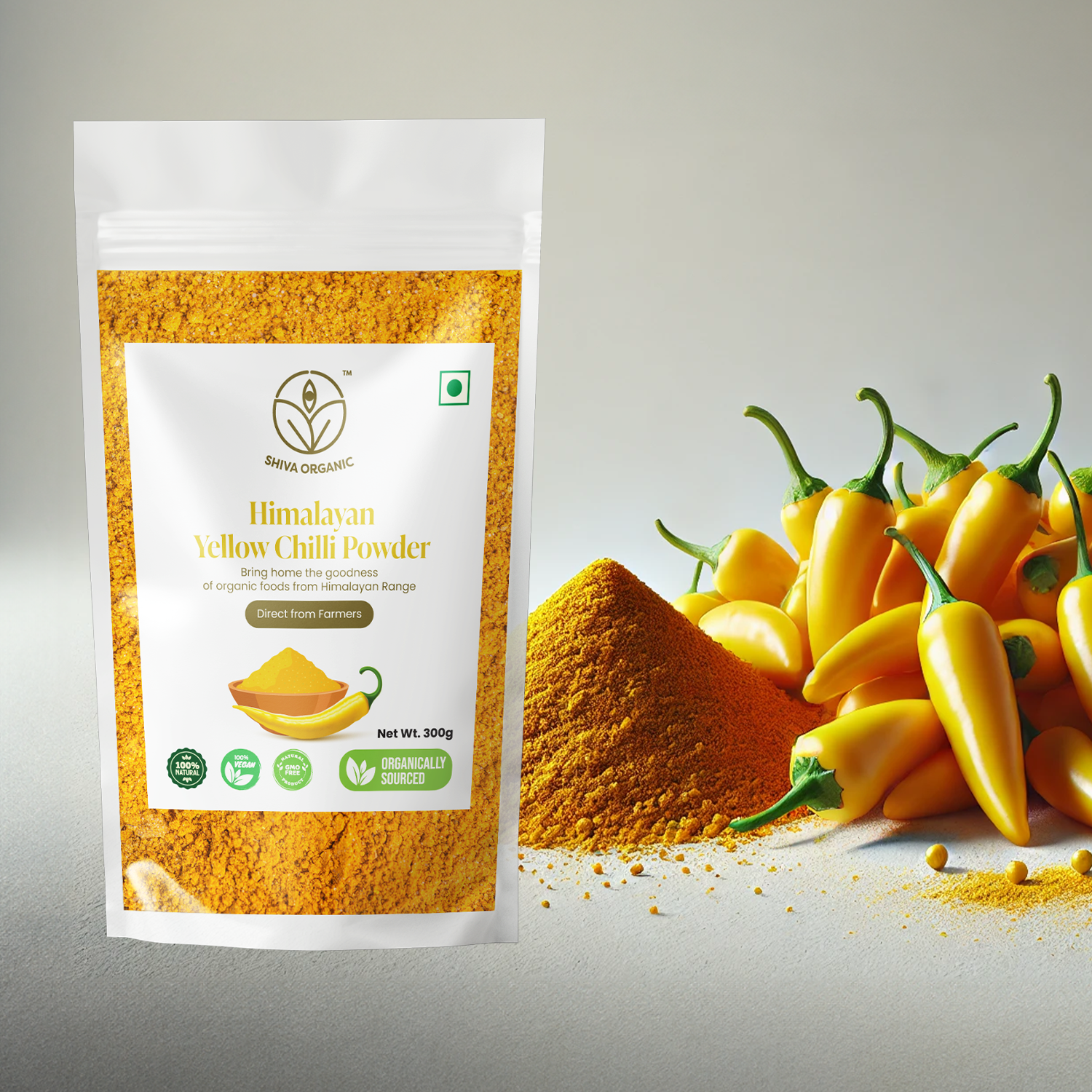 Himalayan Yellow Chilli Powder - Organic