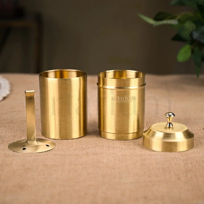 Artarium Brass Filter Coffee Set with Dabara Tumbler Traditional