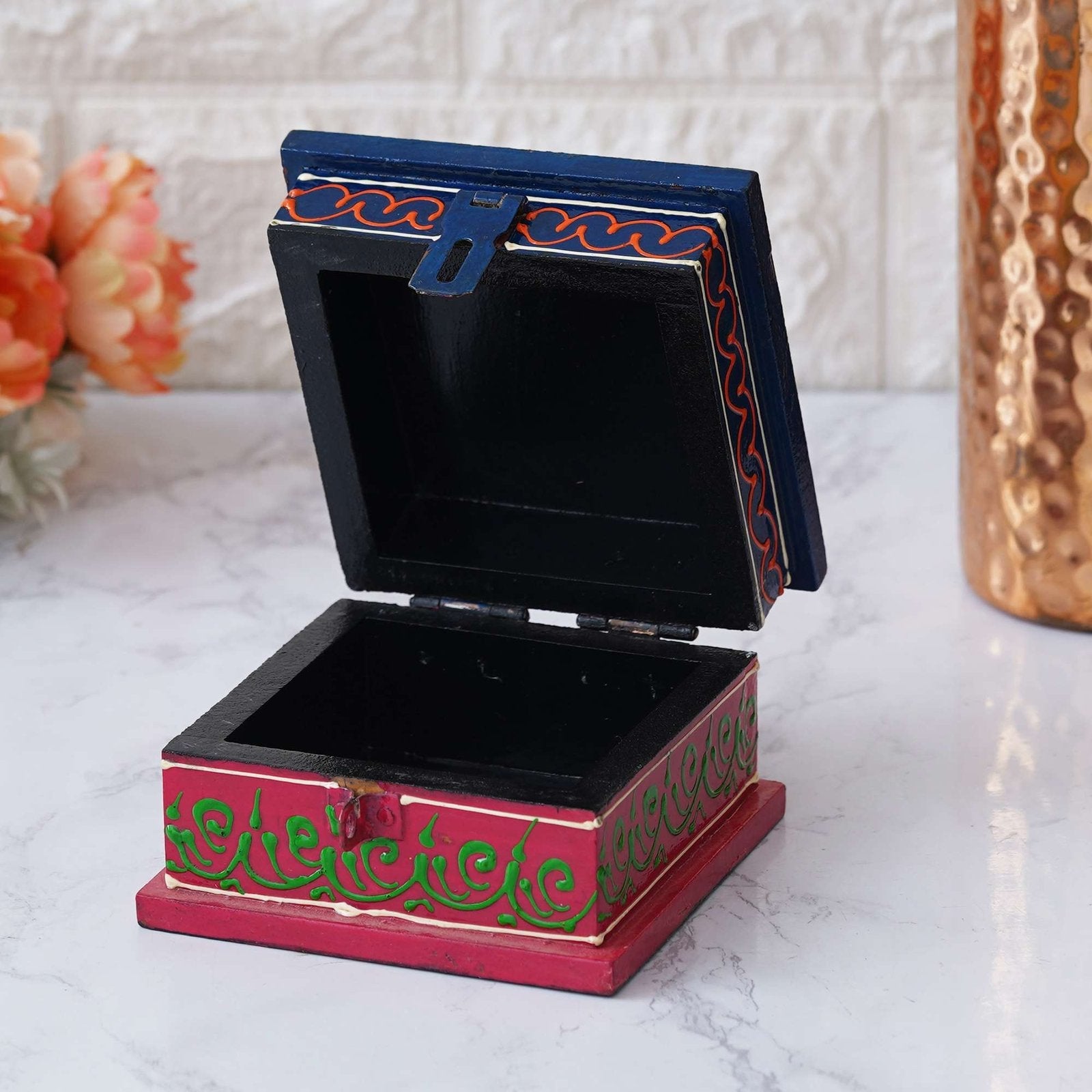 Handcrafted Wooden Jewellery Box: Elegant Storage for Your Treasures