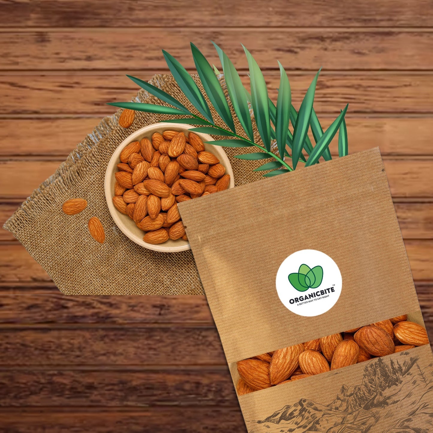 Almonds - 100% Natural Almonds Handpicked by farmers