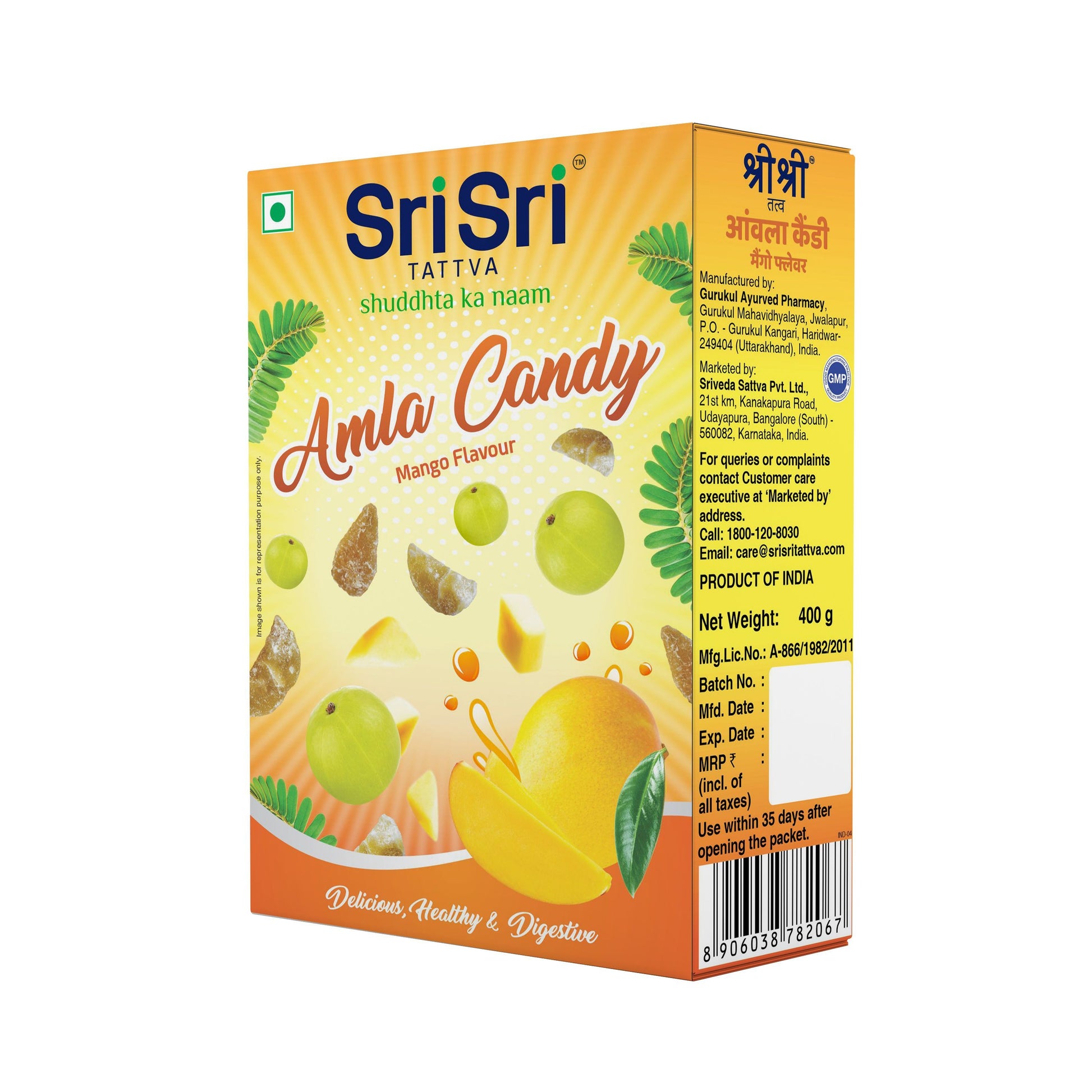 Amla Candy - Mango Flavoured - Delicious Healthy & Digestive, 400 g