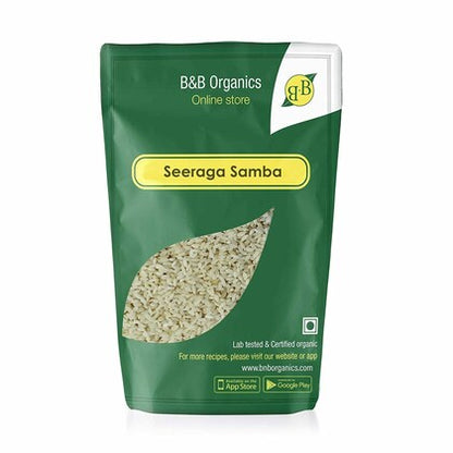 B&B Organics Vasanai  Seeraga Samba (Raw) Rice