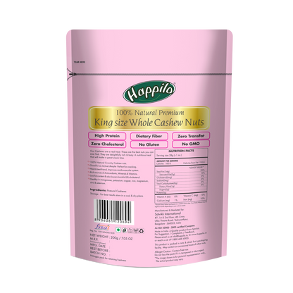 Happilo King Size Premium Whole Cashew Nuts