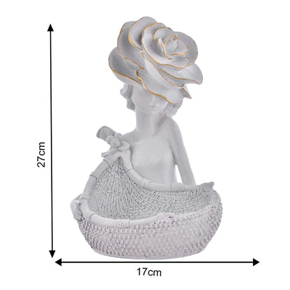 Lady with Basket Statue