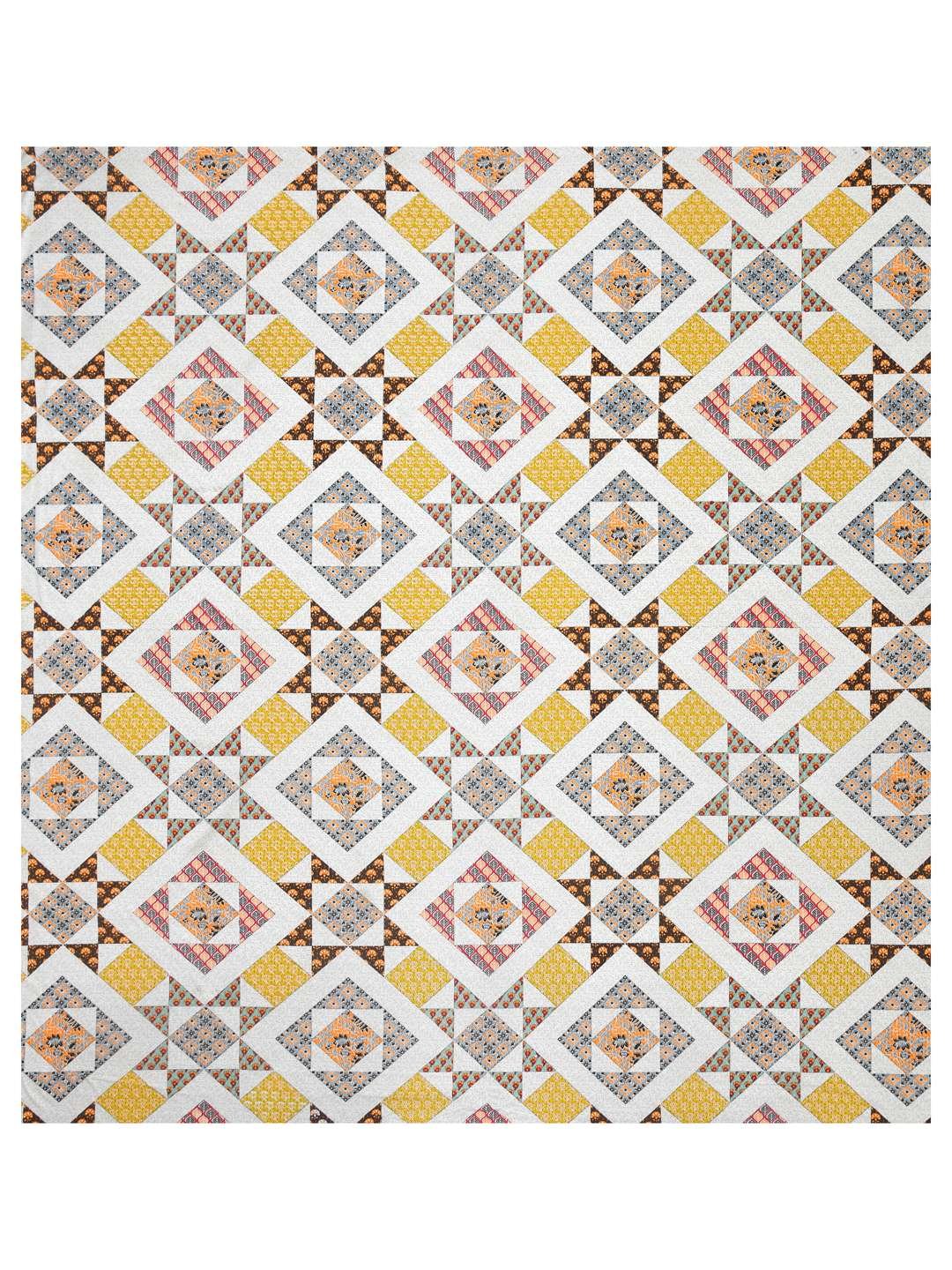 100% Pure Cotton Traditional Printed Bedsheet for Double Bed King Size Bedsheet with 2 Pillow Covers