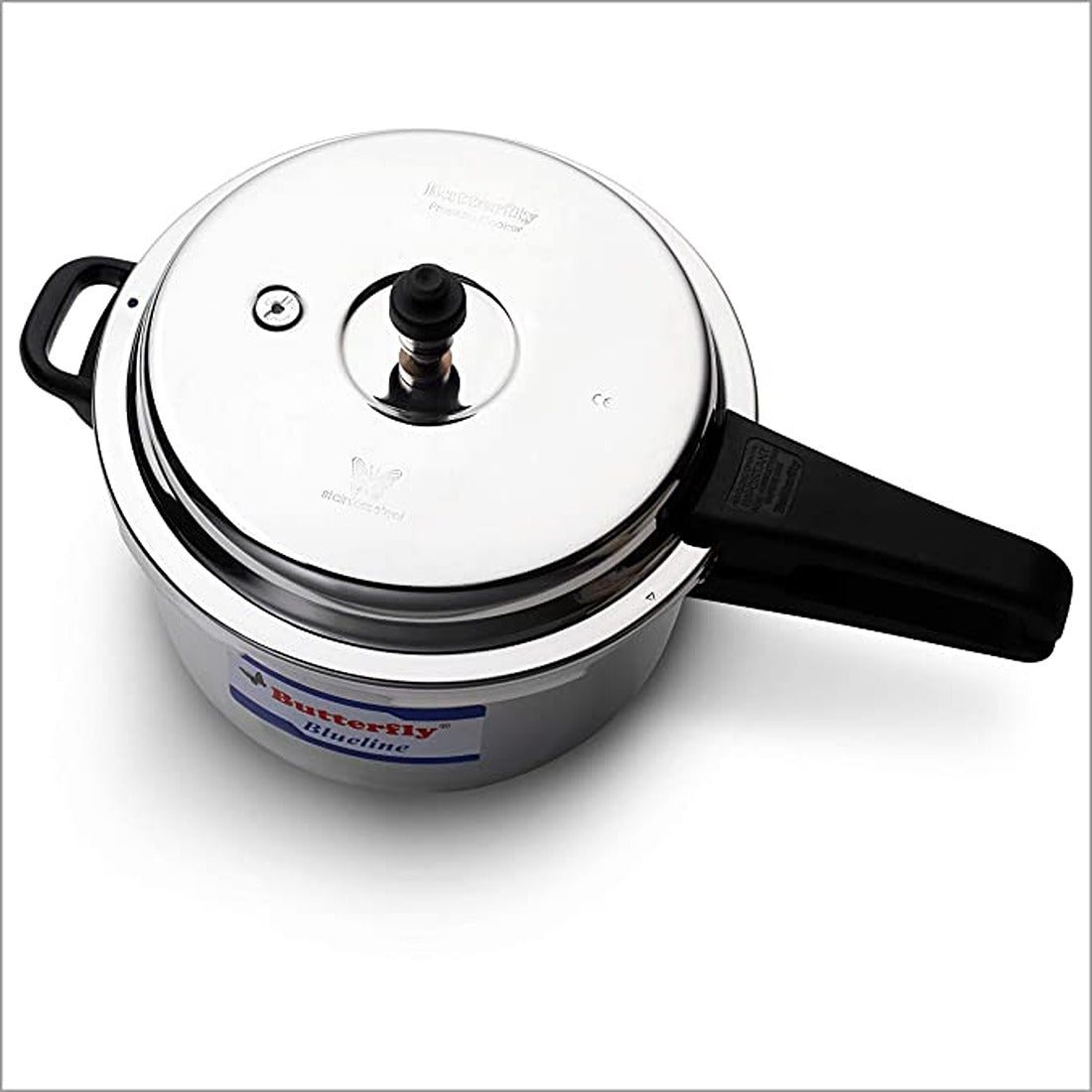 Butterfly BL-5L Blue Line Stainless Steel Outer Lid Pressure Cooker 5-Liter