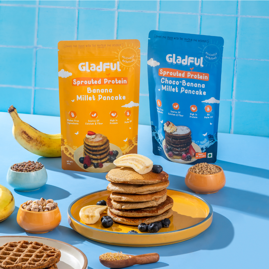 Banana Pancake & Choco Banana Pancake - Pack Of 2*150gms