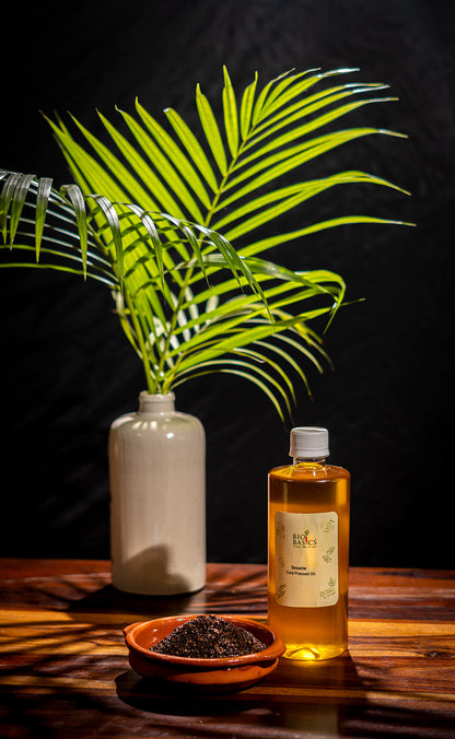 Bio Basics Sesame Cold Pressed Oil - 500 ml