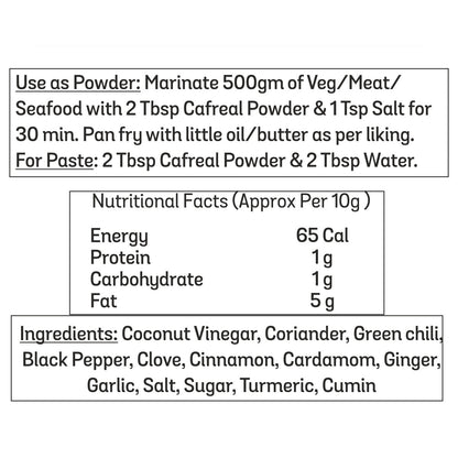 Cafreal Powder 80g | Goan Specials