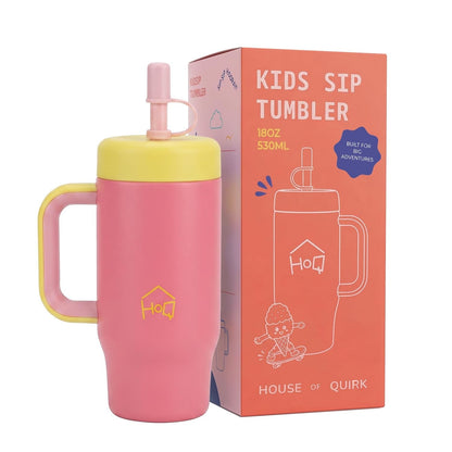 House of Quirk 530ml Kids Tumbler, Stainless Steel