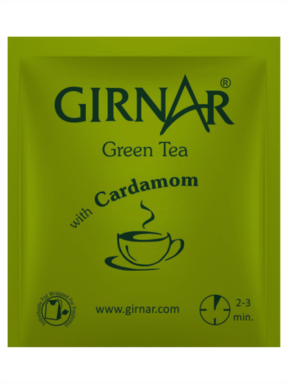 Girnar Green Tea Bags - Cardamom