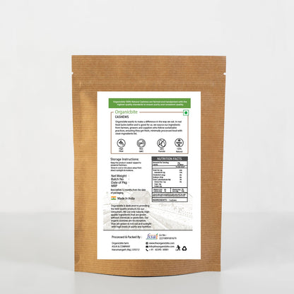 Cashews - 100% Natural Cashews Handpicked by farmers