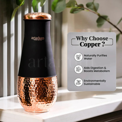 Artarium Tulip Copper Water Jar - 820 ML