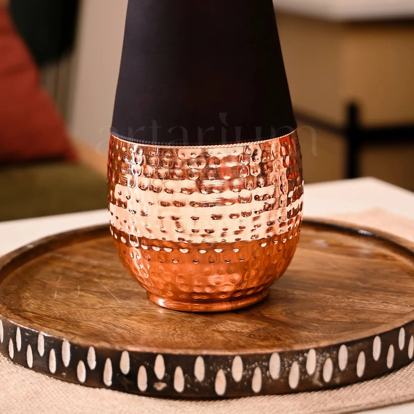 Artarium Tulip Copper Water Jar - 820 ML
