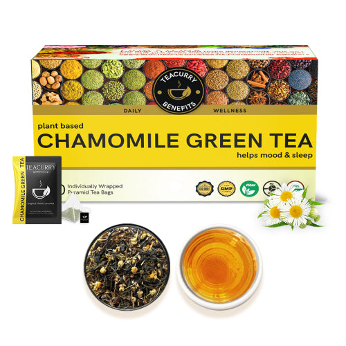 Chamomile Green Tea  - Helps with Sleep, PMS and Skin Health