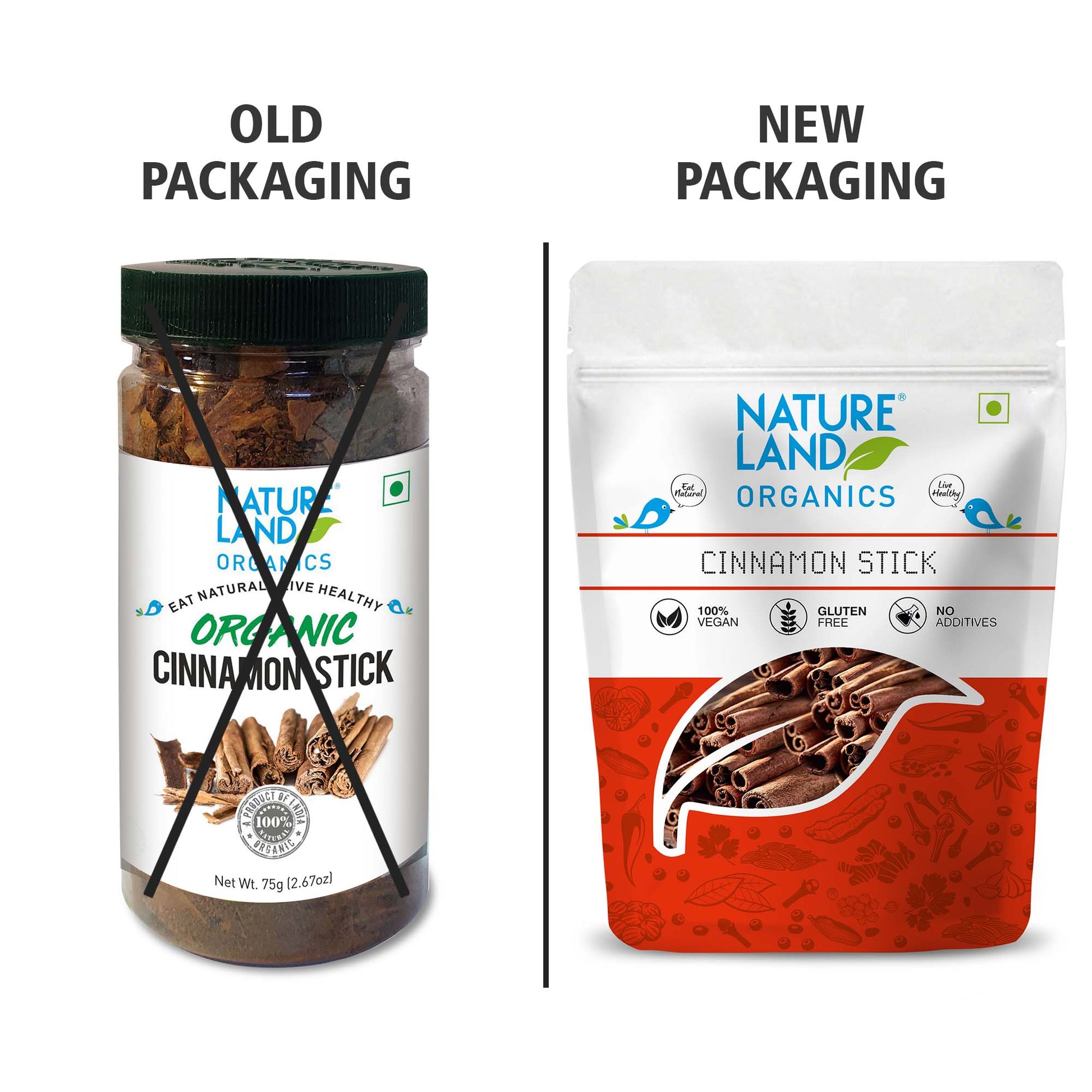 Organic Cinnamon Sticks 75 Gm