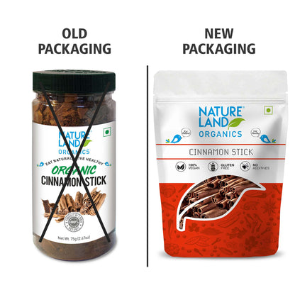 Organic Cinnamon Sticks 75 Gm