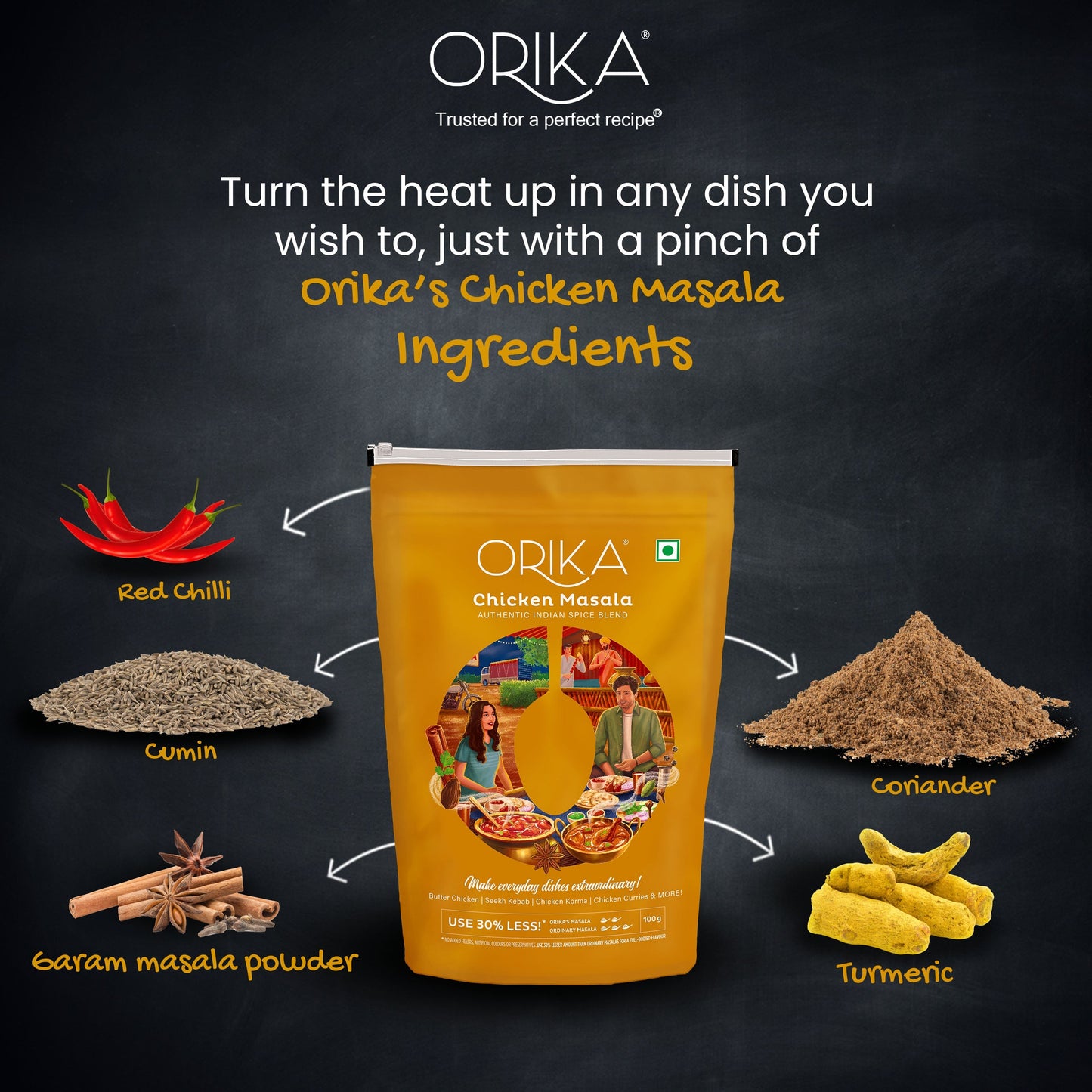 Orika Chicken Masala, 100gm