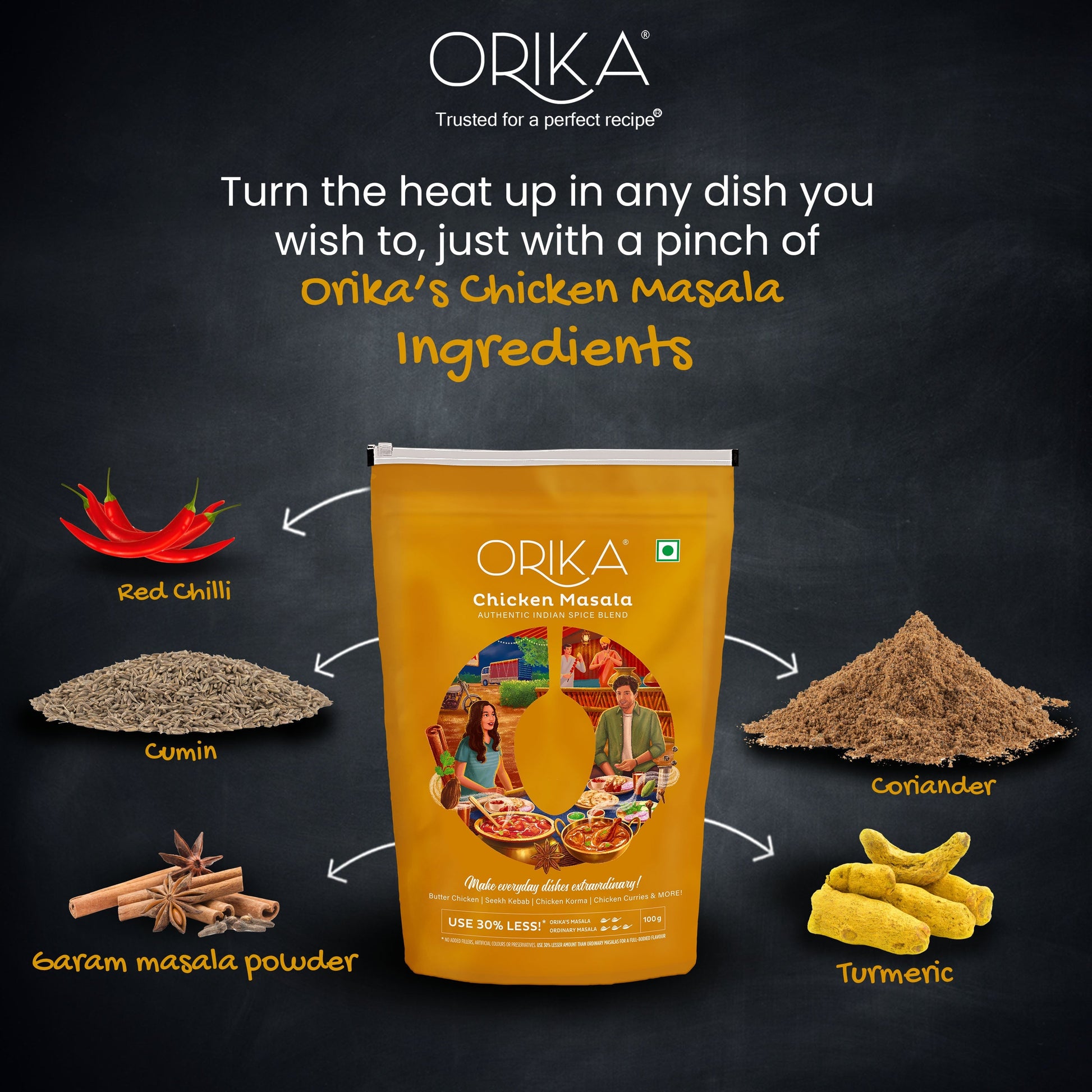 Orika Chicken Masala, 100gm