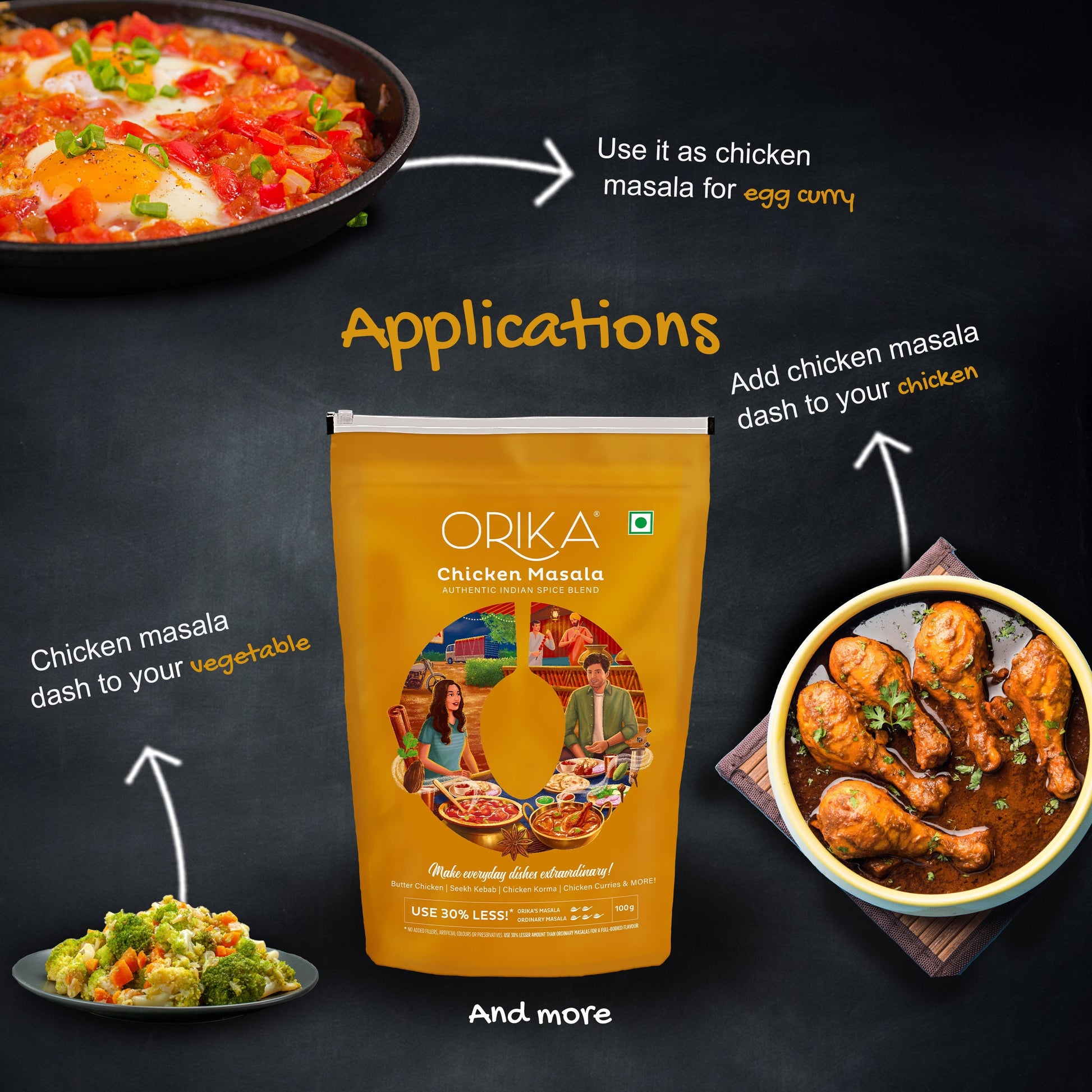 Orika Chicken Masala, 100gm