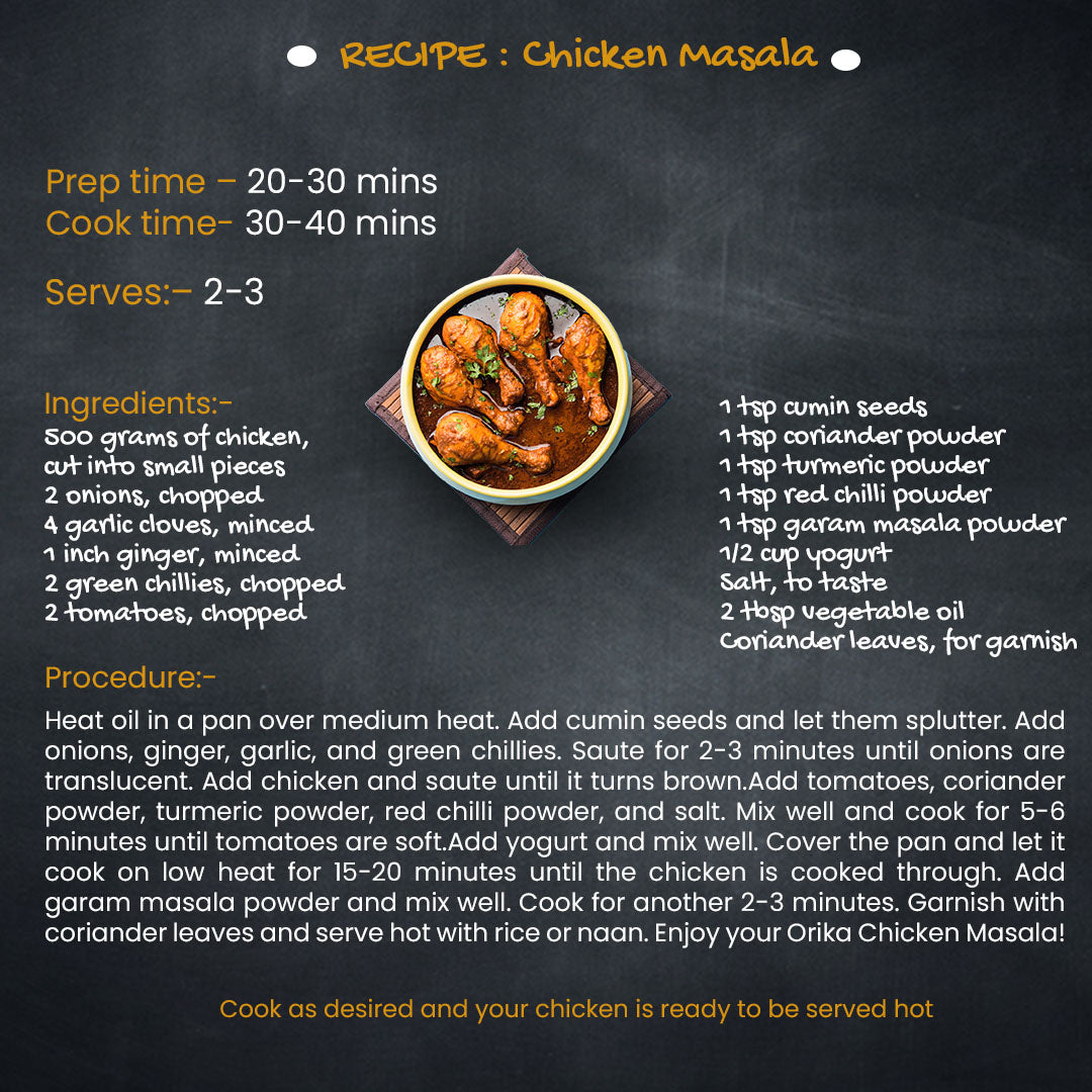 Orika Chicken Masala, 100gm