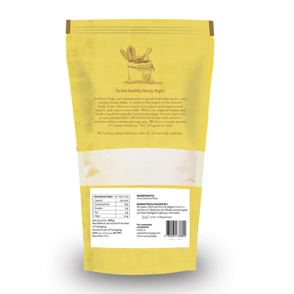 Nutty Yogi Gluten Free Coconut Flour , Atta Grain Free, Delicious, Healthy Alternative, Goodness of Coconut, Good Fat, Low Carb, Keto Friendly -400g