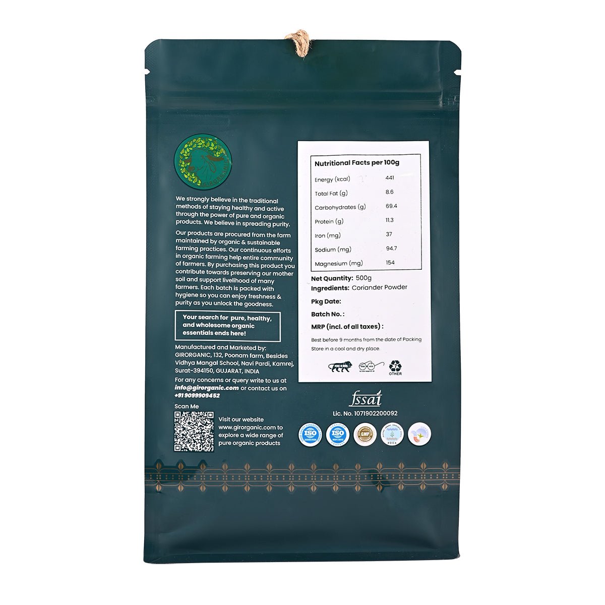 Coriander Powder Stone Ground