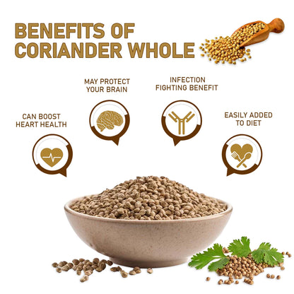 Organic Coriander Whole 75 Gm