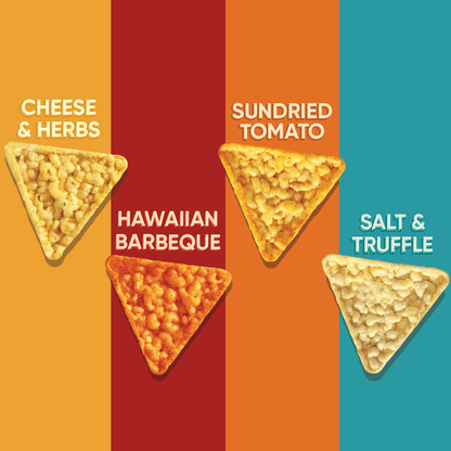 Chips+, Salt & Truffle, Popped, 100% Corn-Based (Pack of 6, 55g)