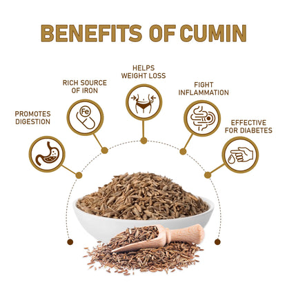 Organic Cumin Whole 100 Gm