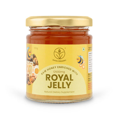 Raw Honey Enriched with 5% Royal Jelly