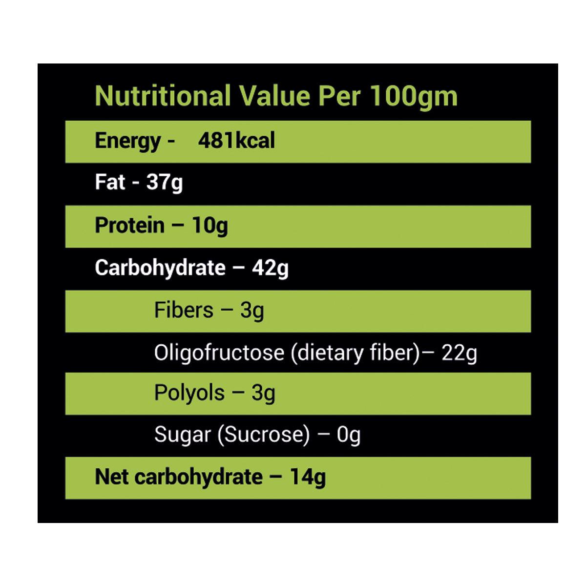 Diabexy NutroActive Keto Coconut Cookies, Gluten Free - 200 gms