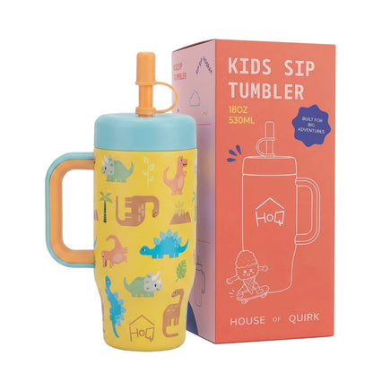 House of Quirk 530ml Kids Tumbler, Stainless Steel