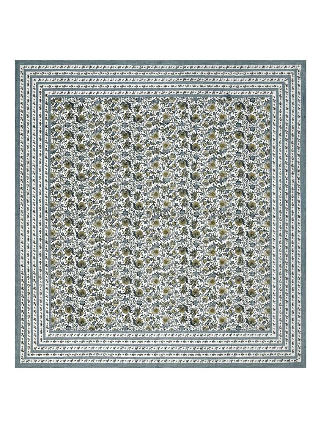 100% Pure Cotton Traditional Printed Bedsheet for Double Bed King Size Bedsheet with 2 Pillow Covers