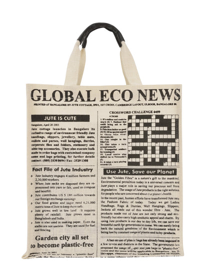 Jute Cottage Global Shopping Bag 100% Genuine