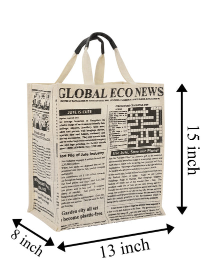 Jute Cottage Global Shopping Bag 100% Genuine