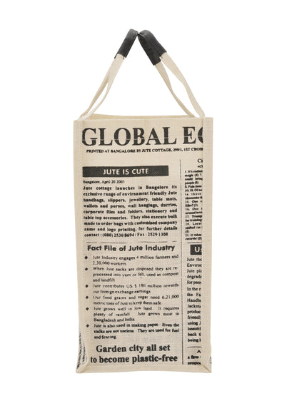 Jute Cottage Global Shopping Bag 100% Genuine