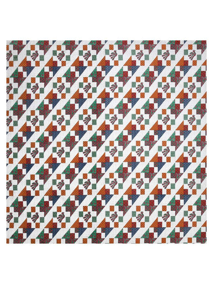 100% Pure Cotton Traditional Printed Bedsheet for Double Bed King Size Bedsheet with 2 Pillow Covers