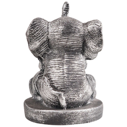 Resin Elephant Playing Musical Instrument Showpiece For Home Dcor Living Room Bedroom Table Top