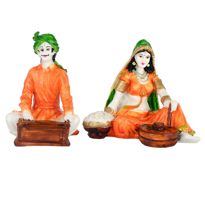 Rajasthani Set of 2 Showpiece