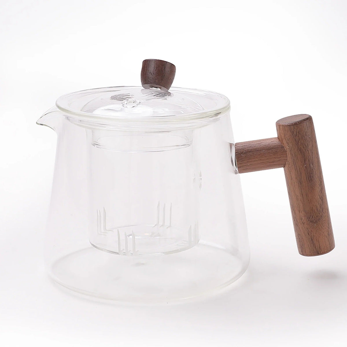 UMAI Borosilicate Glass Jug 770ml LP060-TRA Bamboo Lid Leakproof Heat Resistant Transparent